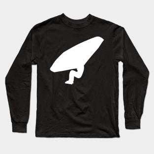 Ice skater with kitewing Long Sleeve T-Shirt